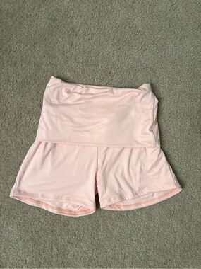Pink Buttery Soft Foldover Shorts